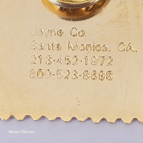 VTG Disney Goofy Santa Patch 1 Cent Caicos Stamp Lapel Pin Christmas Jayne Co. - Picture 6 of 8